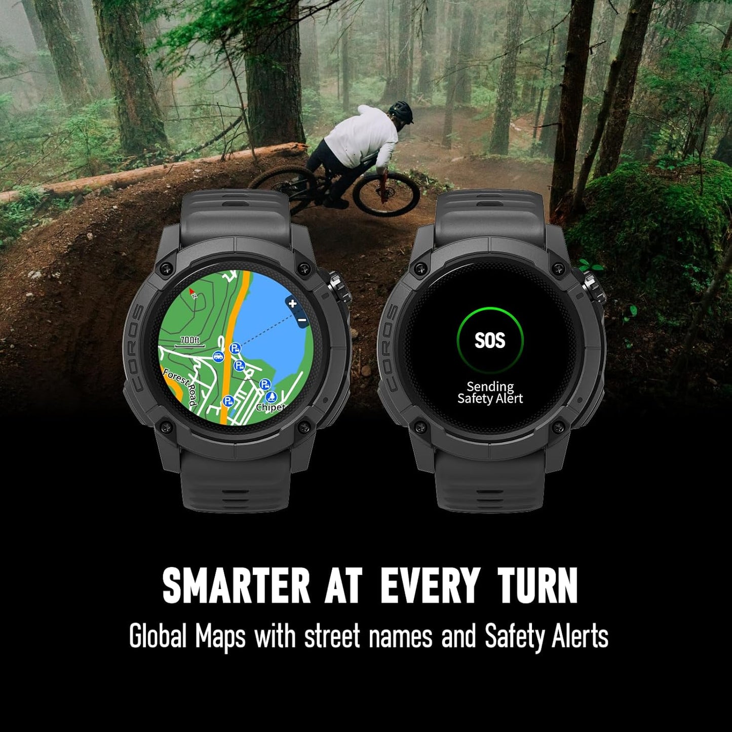 COROS NOMAD GPS Watch - Dark Grey