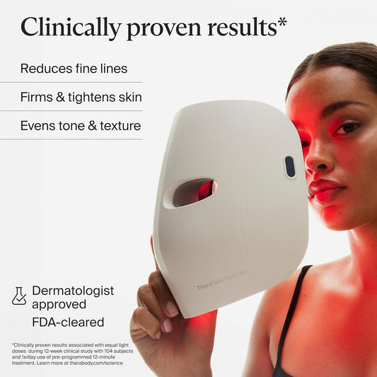 Therabody TheraFace Mask Glo – LED Light Therapy Face Mask – view 2 | All Performance Bicycles