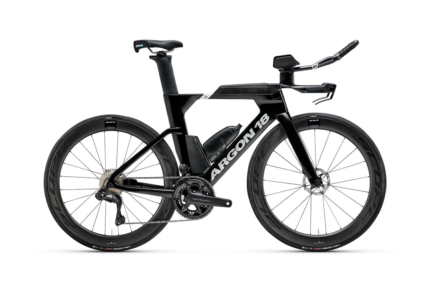 ARGON 18 - E117 Disc S Flaming Red Ultegra Di2 int. cockpit