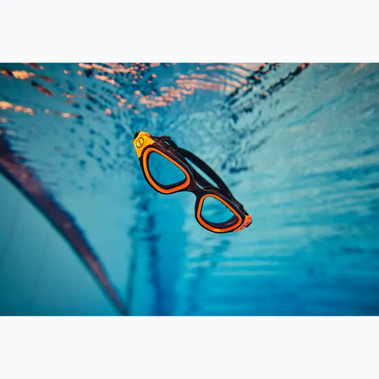 Zone3 Vapour Photochromatic Swim Goggles – Black/Orange – view 2 | All Performance Bicycles