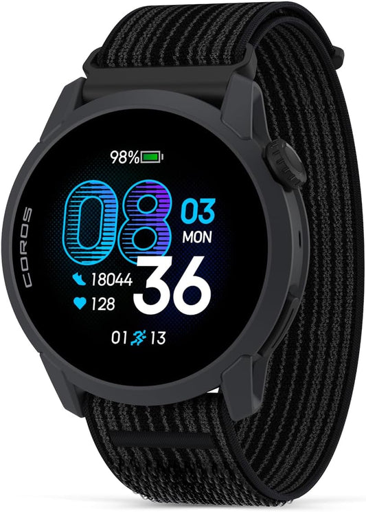 COROS PACE 4 GPS Sport Watch Black w/ Nylon Band