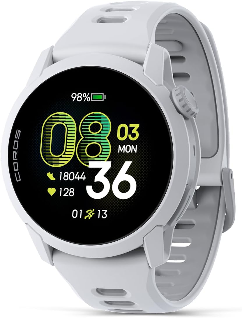 COROS PACE 4 GPS Sport Watch White w/ Silicone Band