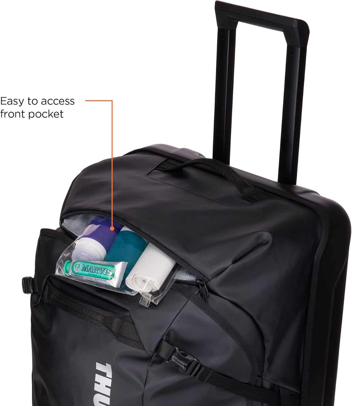 thule bag chasm wheeled duffel black