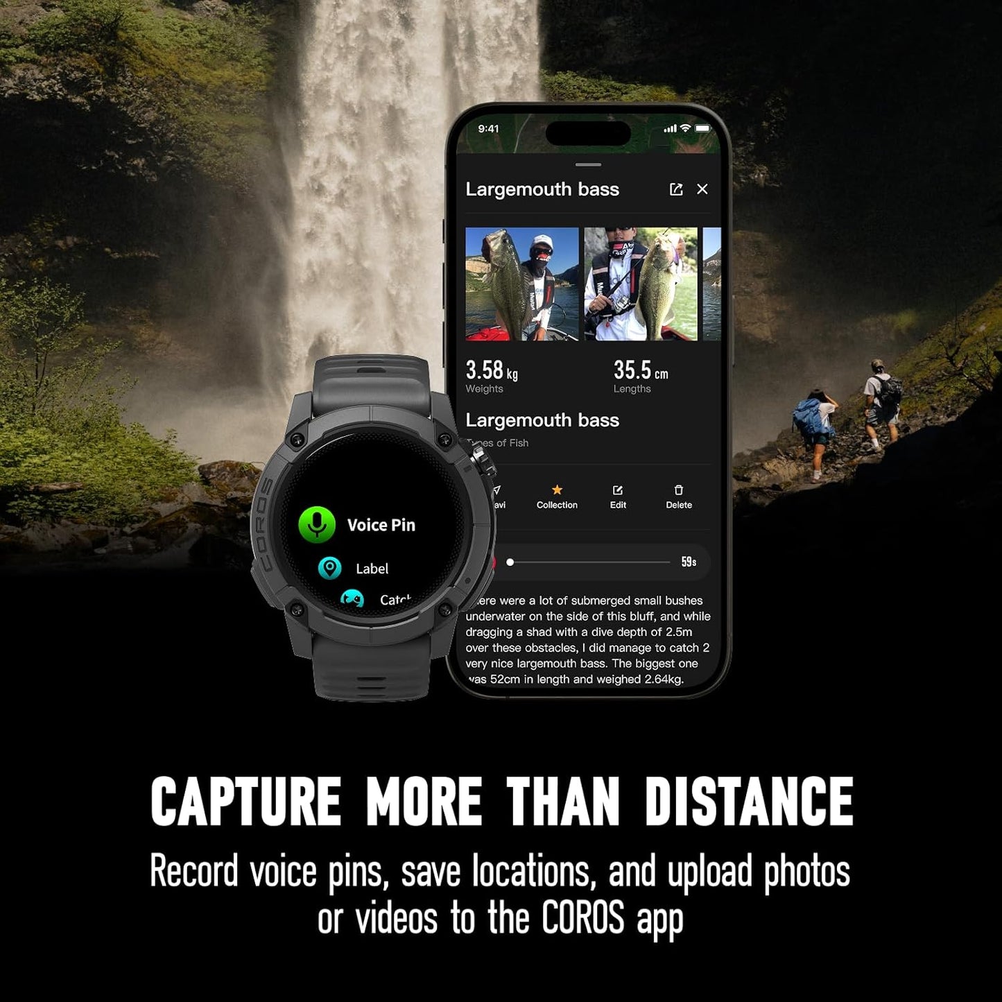 COROS NOMAD GPS Watch - Dark Grey