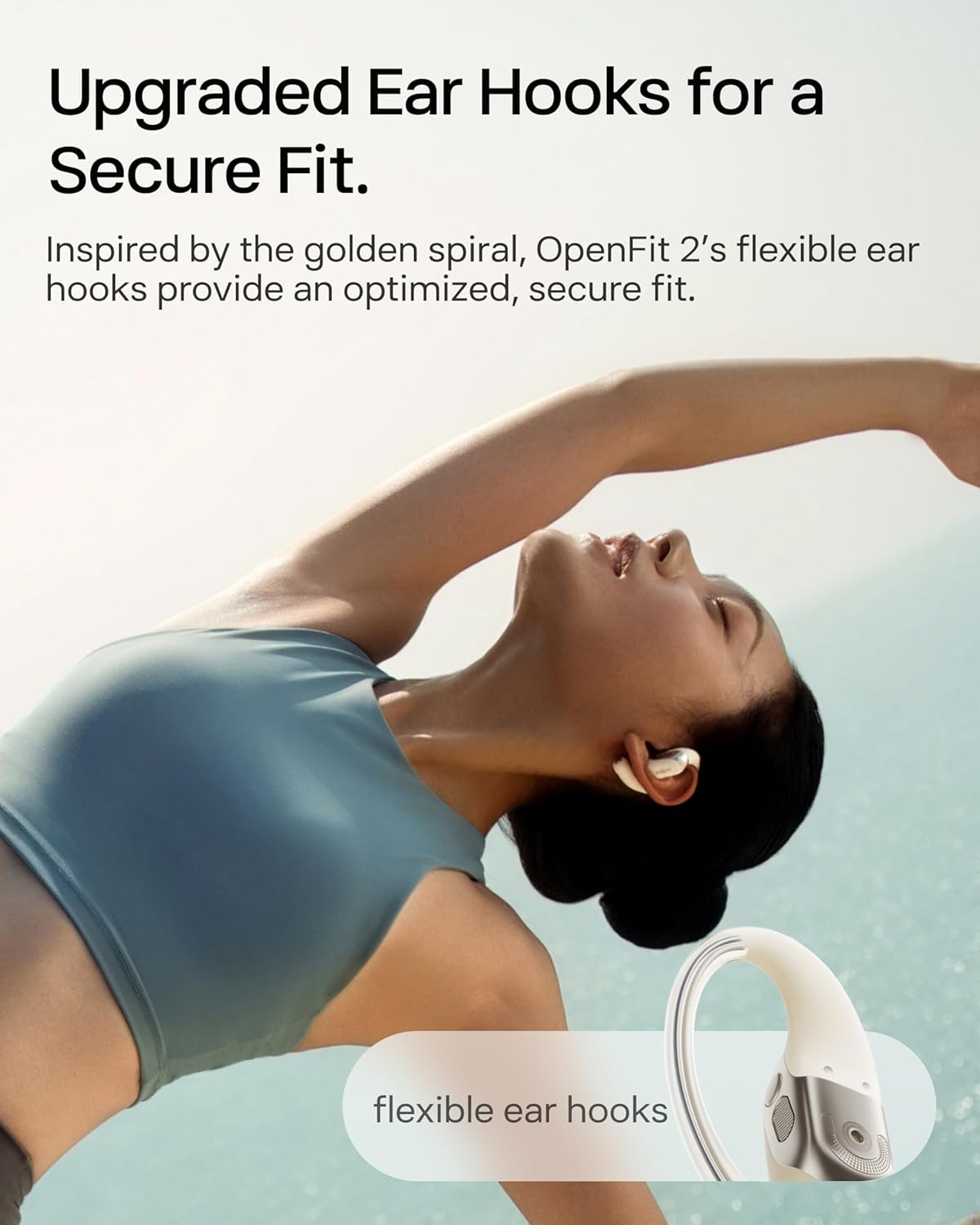 Shokz OpenFit 2-Beige-US