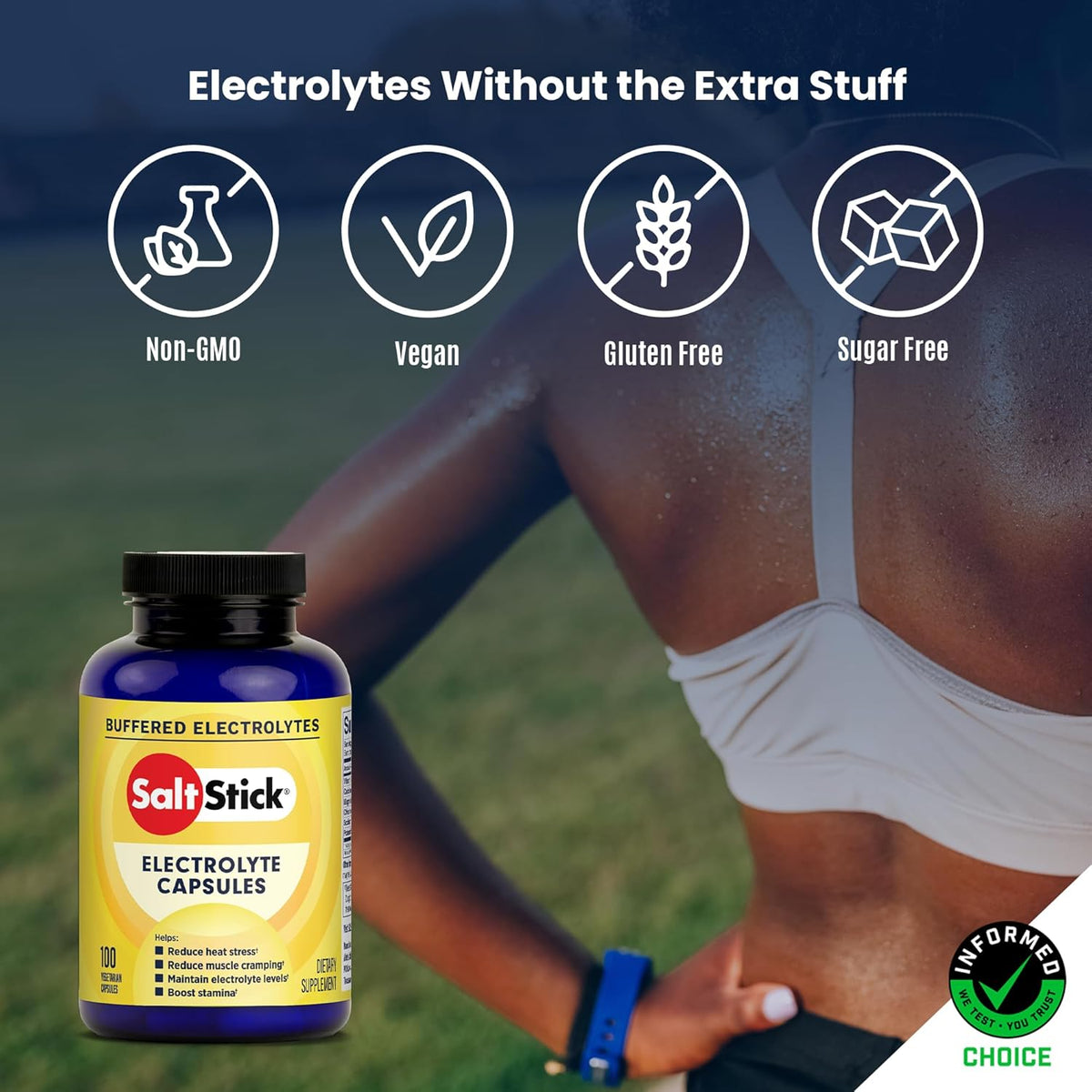 SaltStick Electrolyte Capsules with Vitamin D
