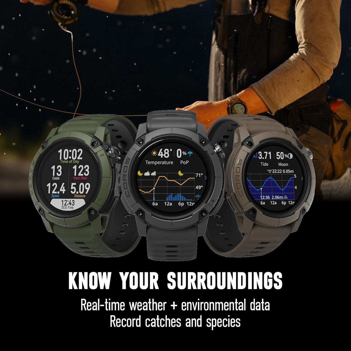 COROS NOMAD GPS Watch - Brown
