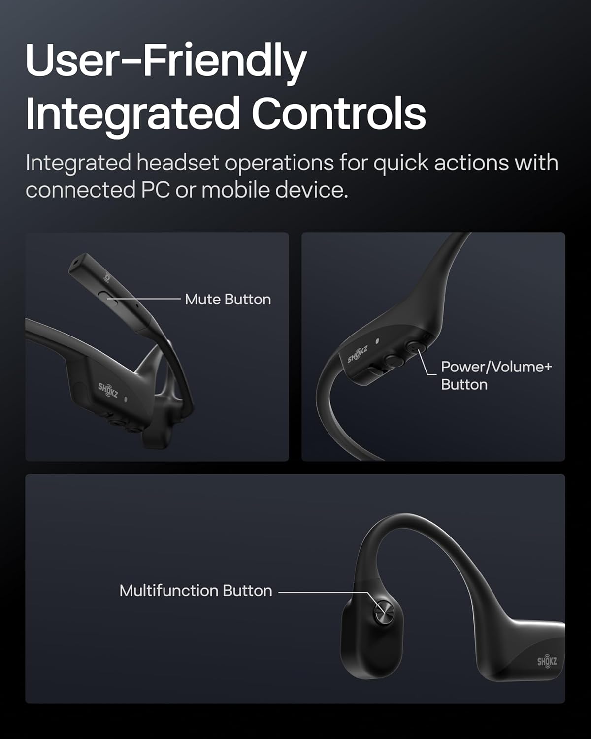 Shokz_OpenComm2 2025 Upgrade Black