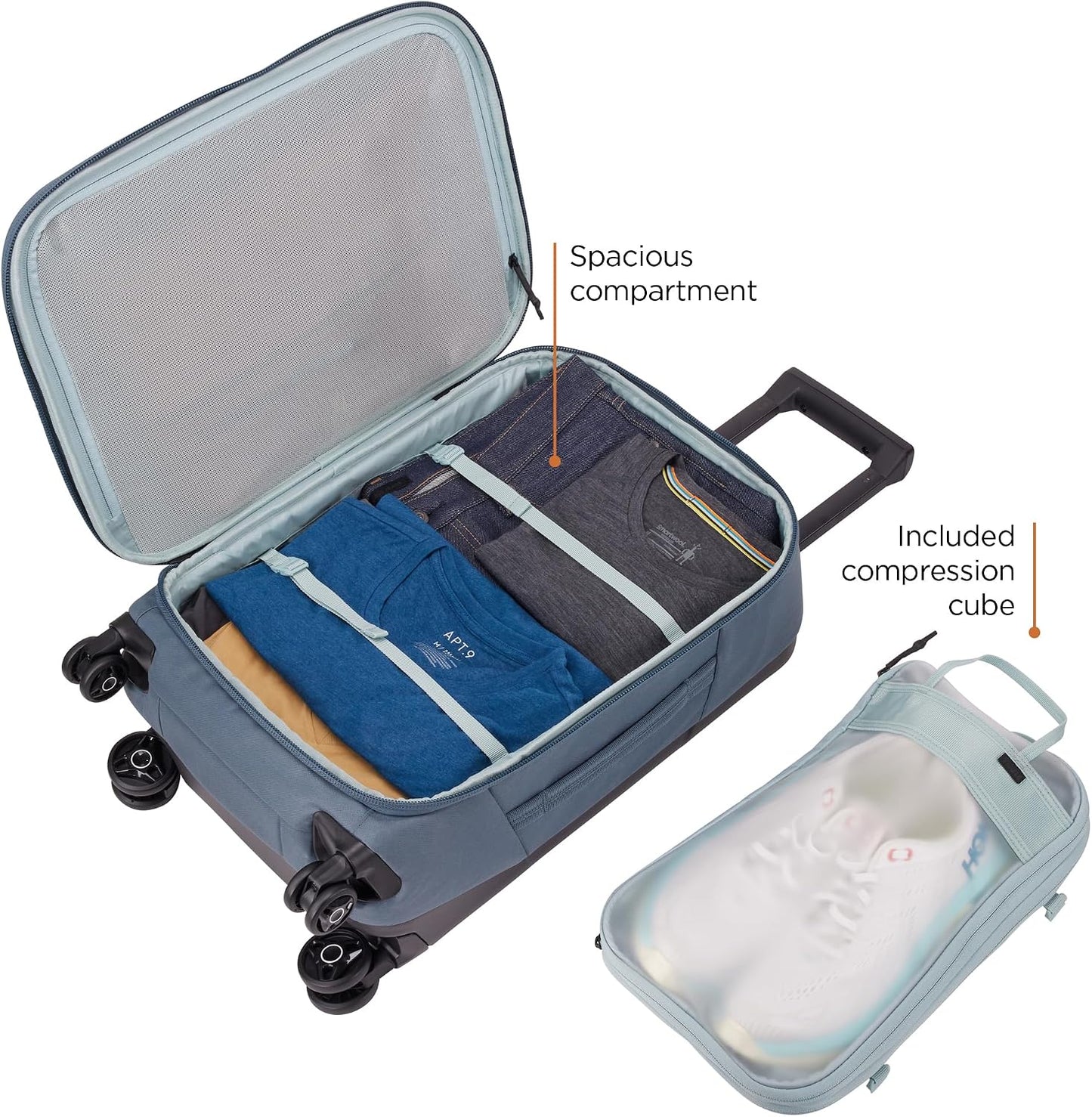 Thule Aion carry carry on spinner dark slate