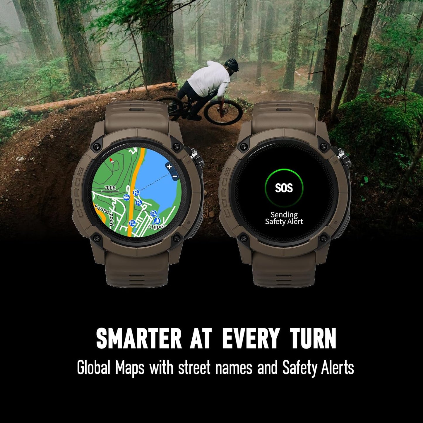 COROS NOMAD GPS Watch - Brown