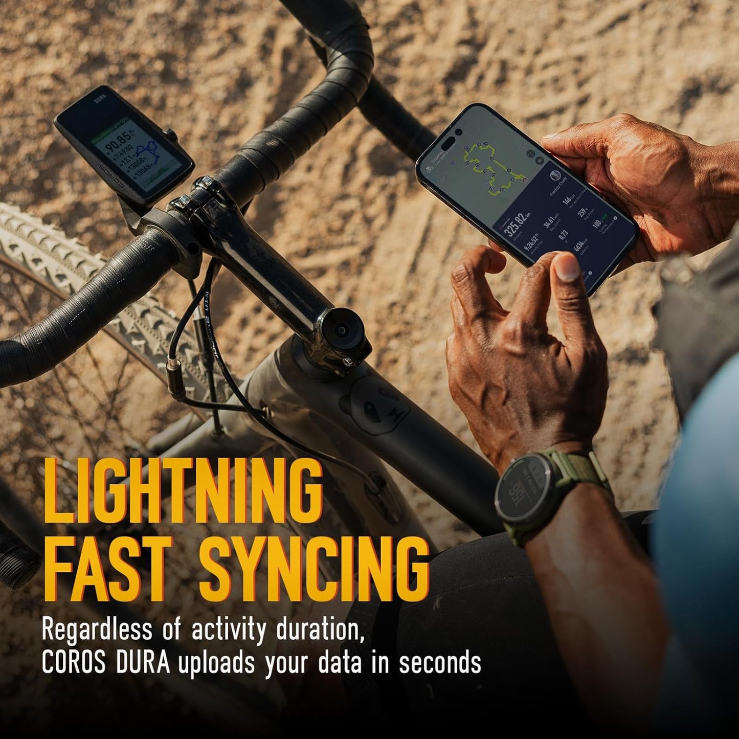 COROS DURA Solar GPS Bike Computer